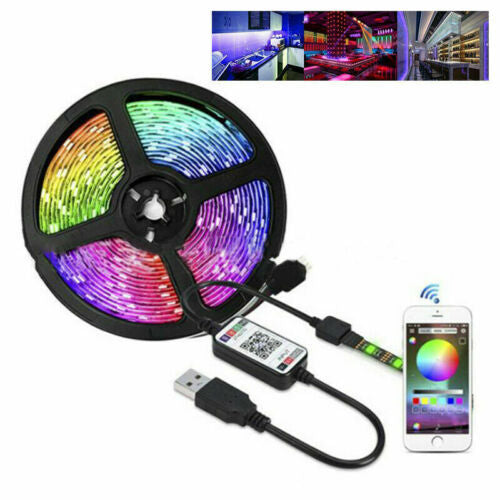 Tira Luz Led de Colores RGB 5 Mts Control Vía App