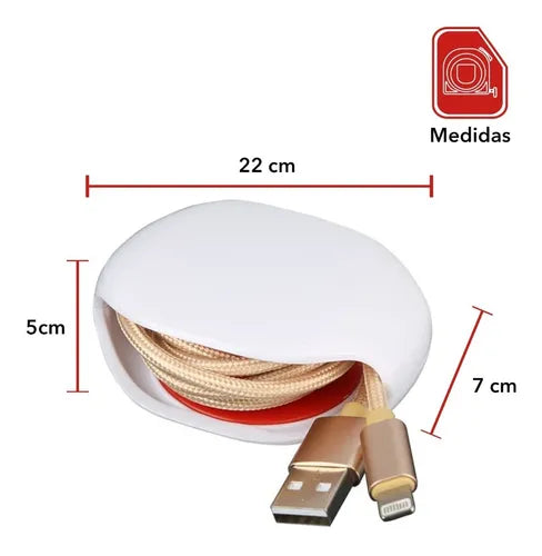Enrolla Cables y Guarda Fácil